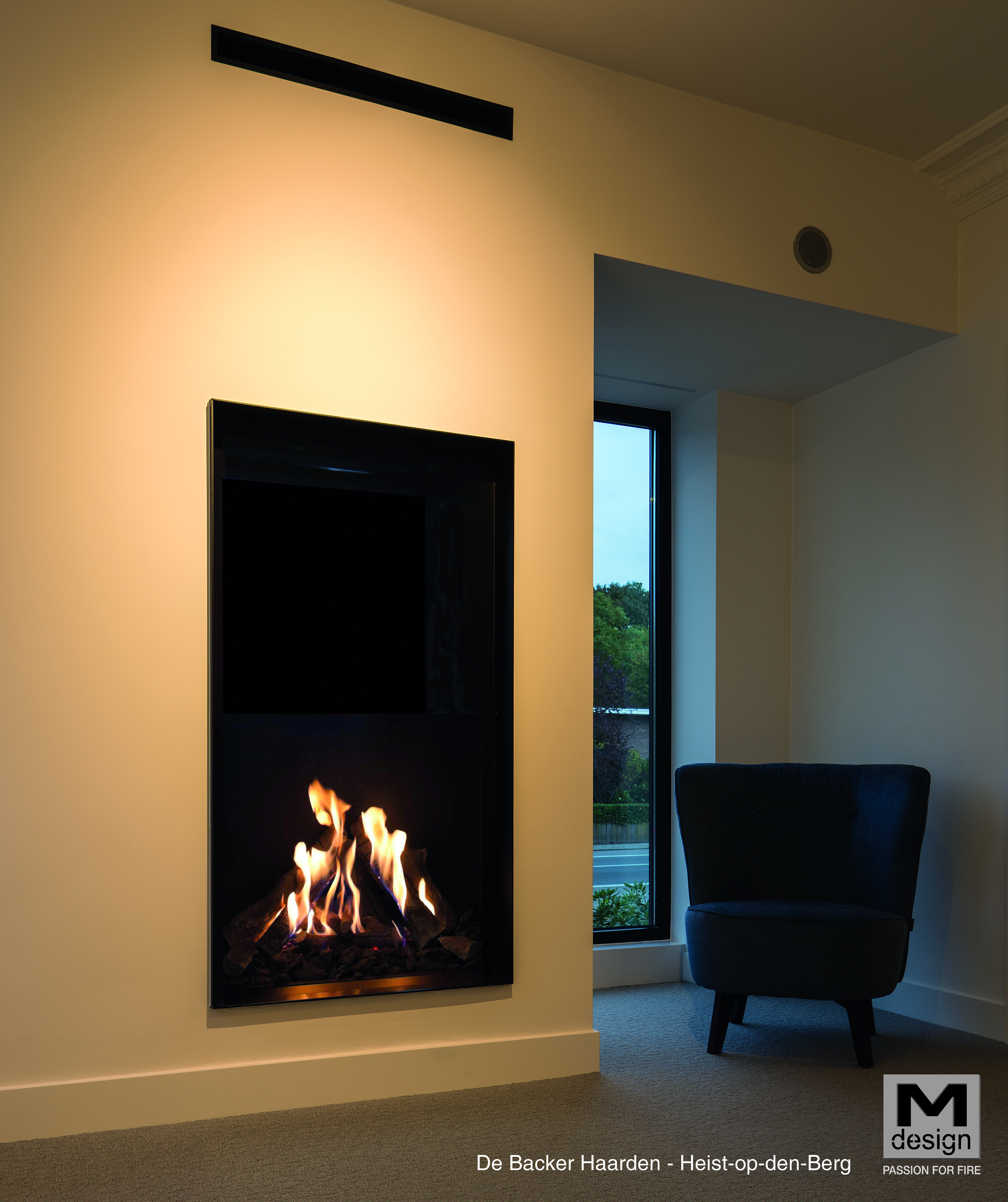 Plynový krb GAS 850 VL TRUE VISION